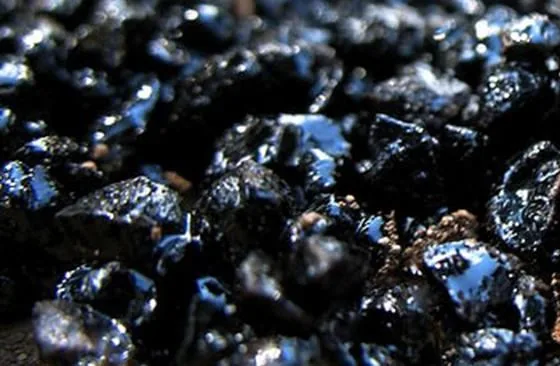 Bitumen close-up texture